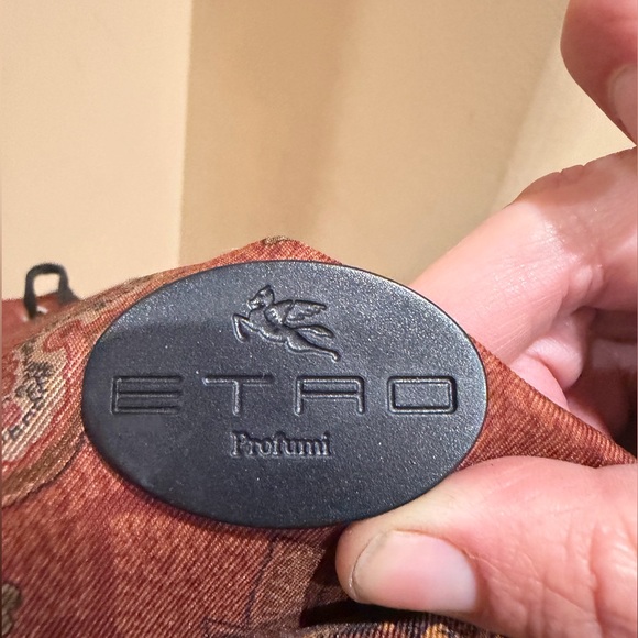 Etro Vintage Red and Brown Paisley Backpack - Picture 10 of 10